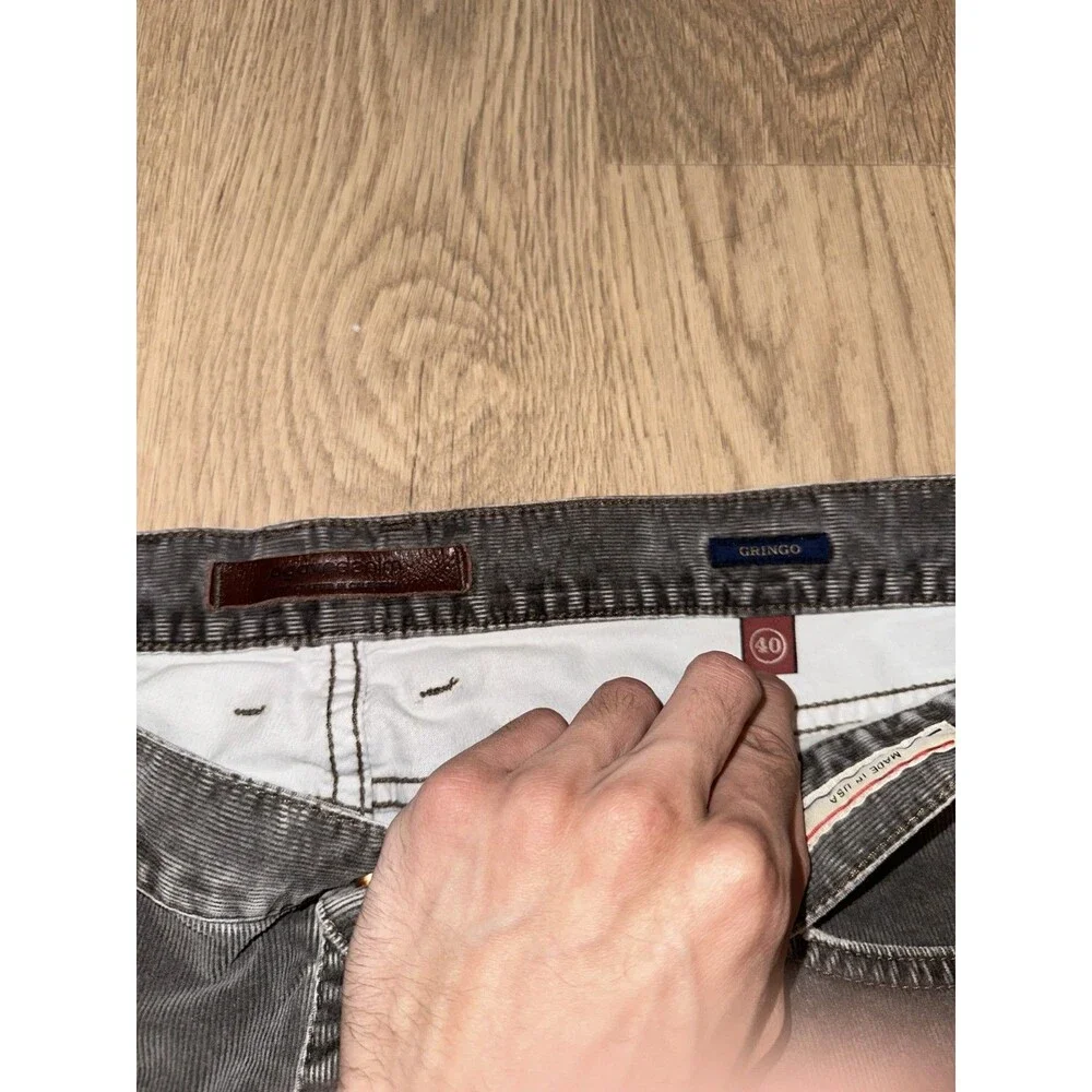 Agave Denim Gringo Classic Straight Tuscan Corduroy Pants 38x28 Relaxed USA